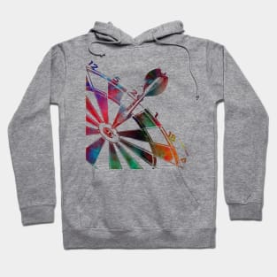 darts sport art #darts #sport Hoodie